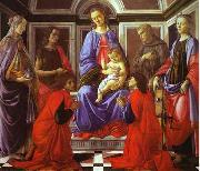 Madonna and Child with Six Saints Botticelli